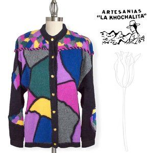 ARTESANIAS "LA KHOCHALITA Alpaca Wool Sweater M